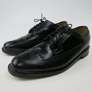 Florsheim Long Wingtip Brogue Leather Dress Oxfords Shoes Dress Footwear 12 EEE